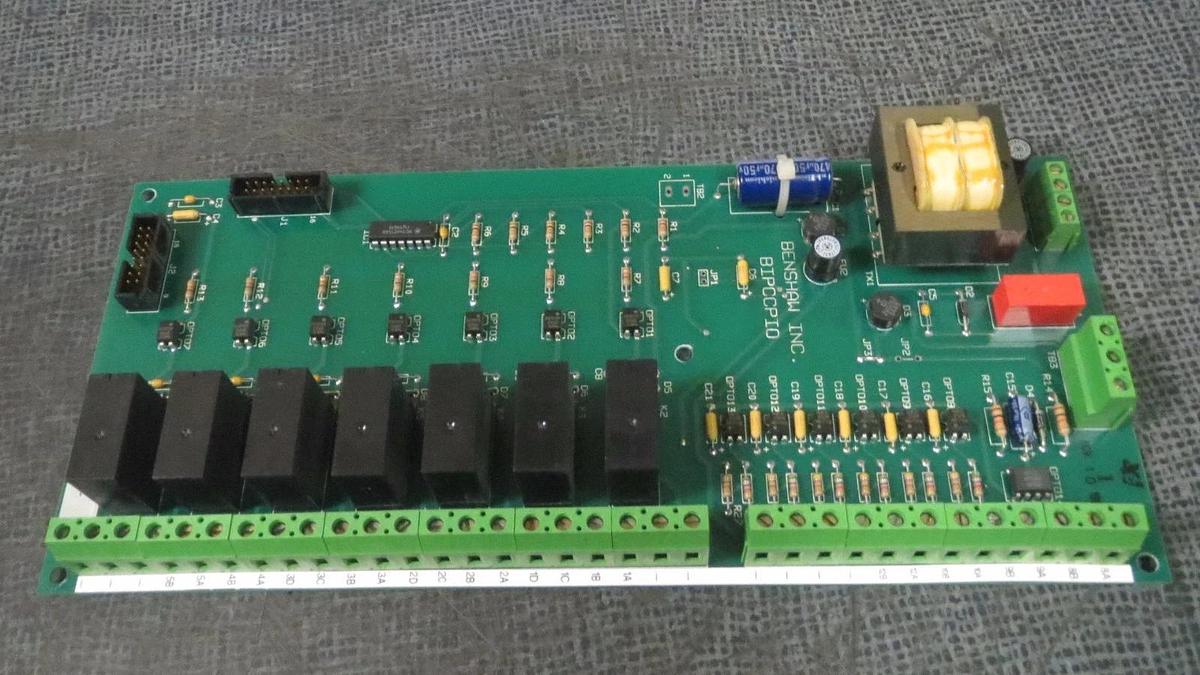 Used BENSHAW I/O INPUT OUTPUT CHILLER CIRCUIT BOARD MODEL: BIPCCPIO ASSEMBLY: PC-1364