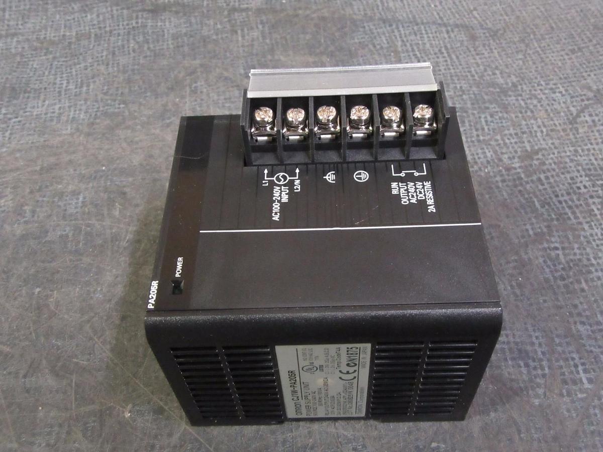 Used OMRON POWER SUPPLY MODULE 100-240 VAC 100 VA  MODEL: CJ1W-PA205R **WARRANTY**