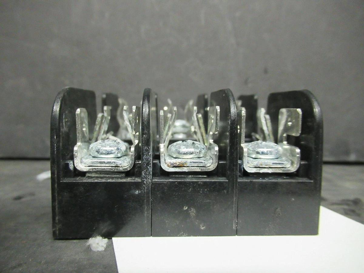 Used BUSSMANN FUSE HOLDER BCA6033PQ FOR 30 AMP 600V FUSES **WARRANTY**
