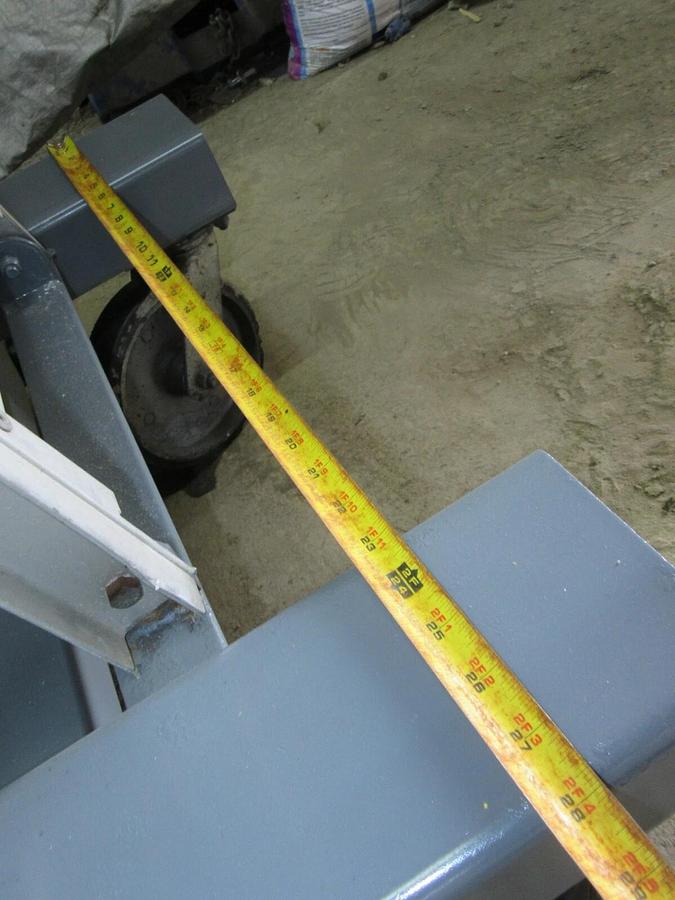 Used 300 LB CAPACITY GENIE EASY-UP 15 FT HT MANUAL PUSH ARIAL WORK PLATFORM EU-15M