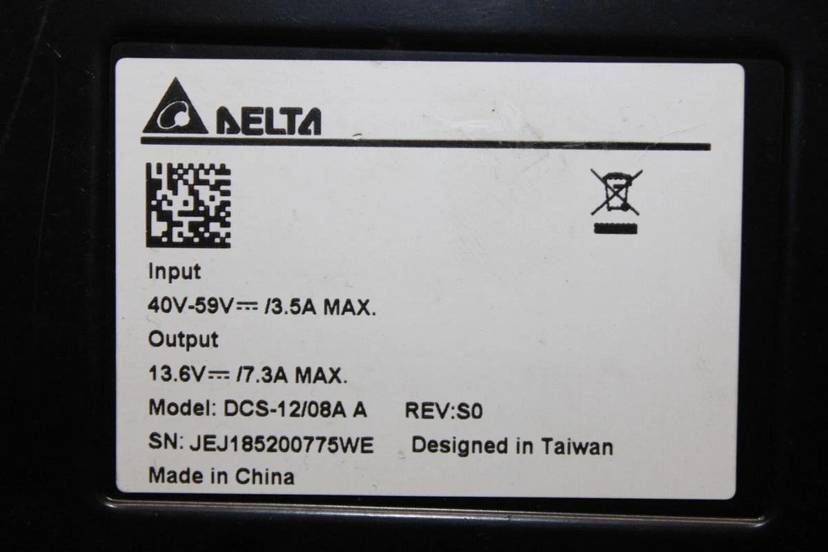 Used DELTA CONVERSION MODULE DCS-12/08A-A REV. S0 48 VDC 3.5 AMP **WARRANTY**