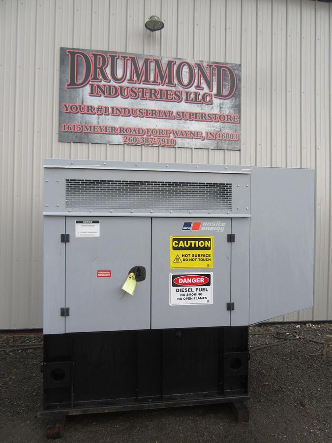 Used 20 KW DIESEL GENERATOR MTU 120/240 V 4LE1 ISUZU SOUND ENCLOSED 184 HRS VIDEO