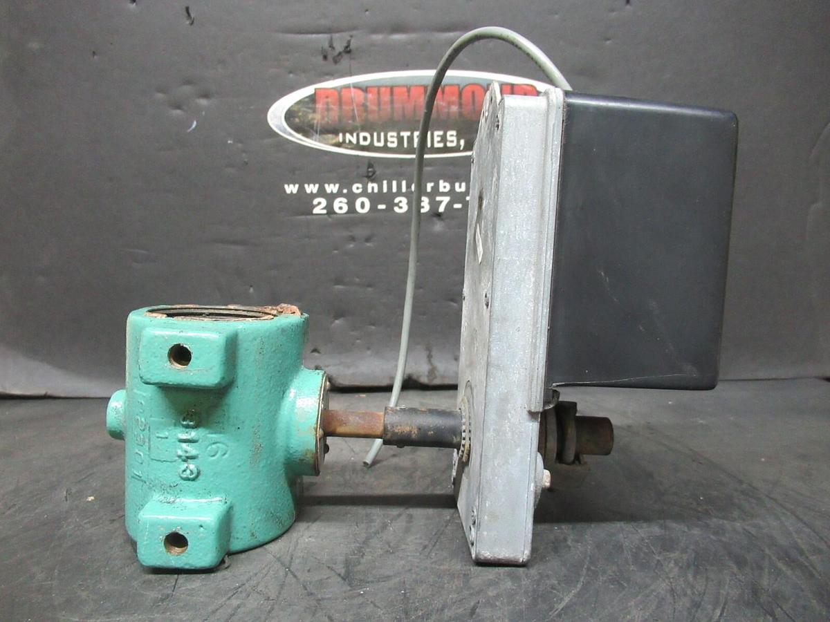Used NEPTRONIC ACTUATOR BBMF2000F 24 VAC 15 VA 35 IN/LB W/ 6BV-A VALVE 501203 1.5 NPT