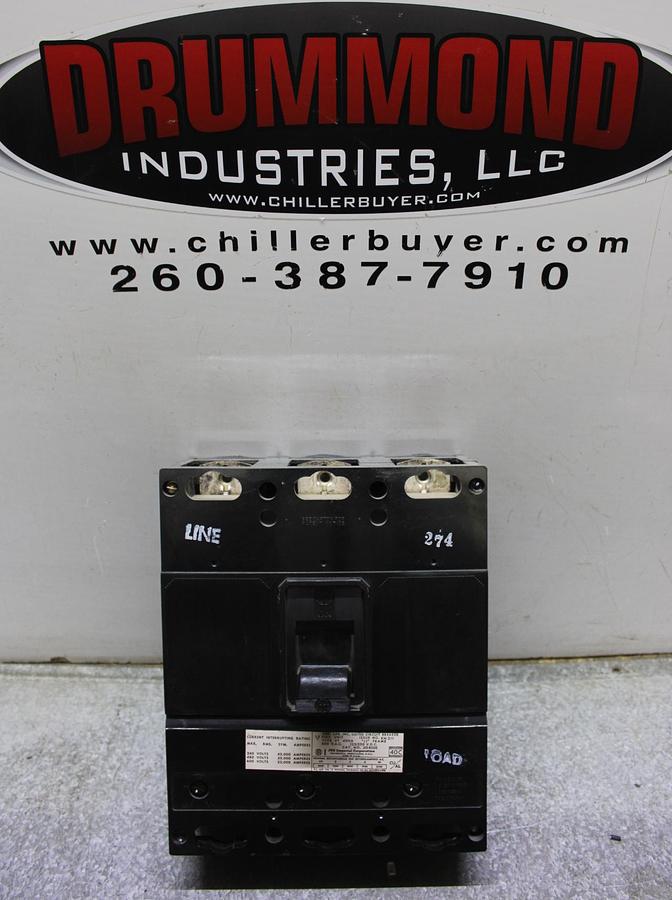 Used ITE CORDON CIRCUIT BREAKER CJ3B3500U02 350 AMP 600 VOLT 3-POLE