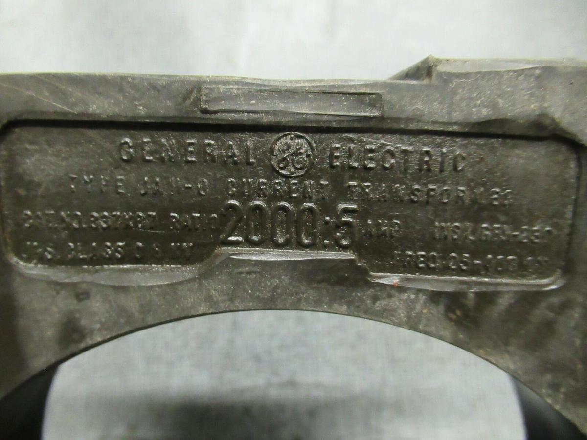Used GENERAL ELECTRIC CURRENT TRANSFORMER 837X87 RATIO: 2000:5 A 50-400 HZ