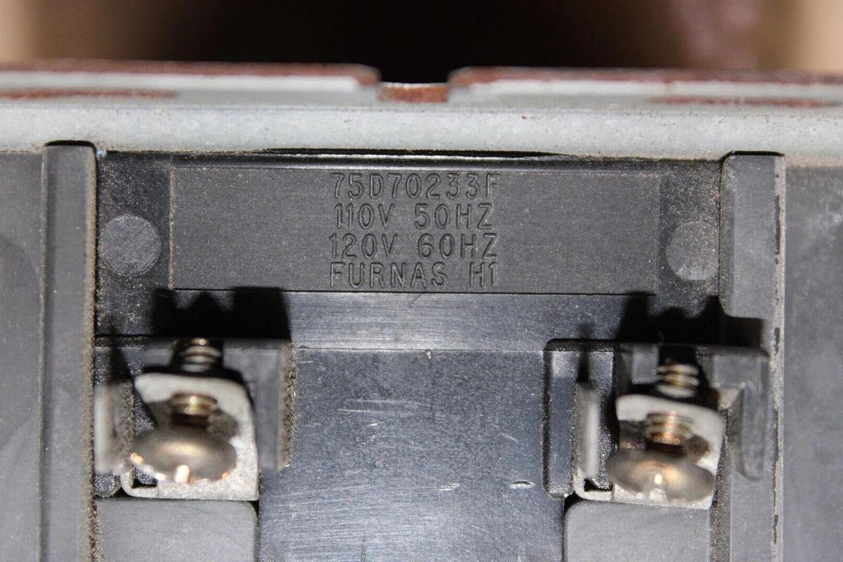 Used FURNAS DEFINITE PRUPOSE CONTACTOR 42DF35AFL 50 AMP 600 VAC 25 HP 3-PHASE