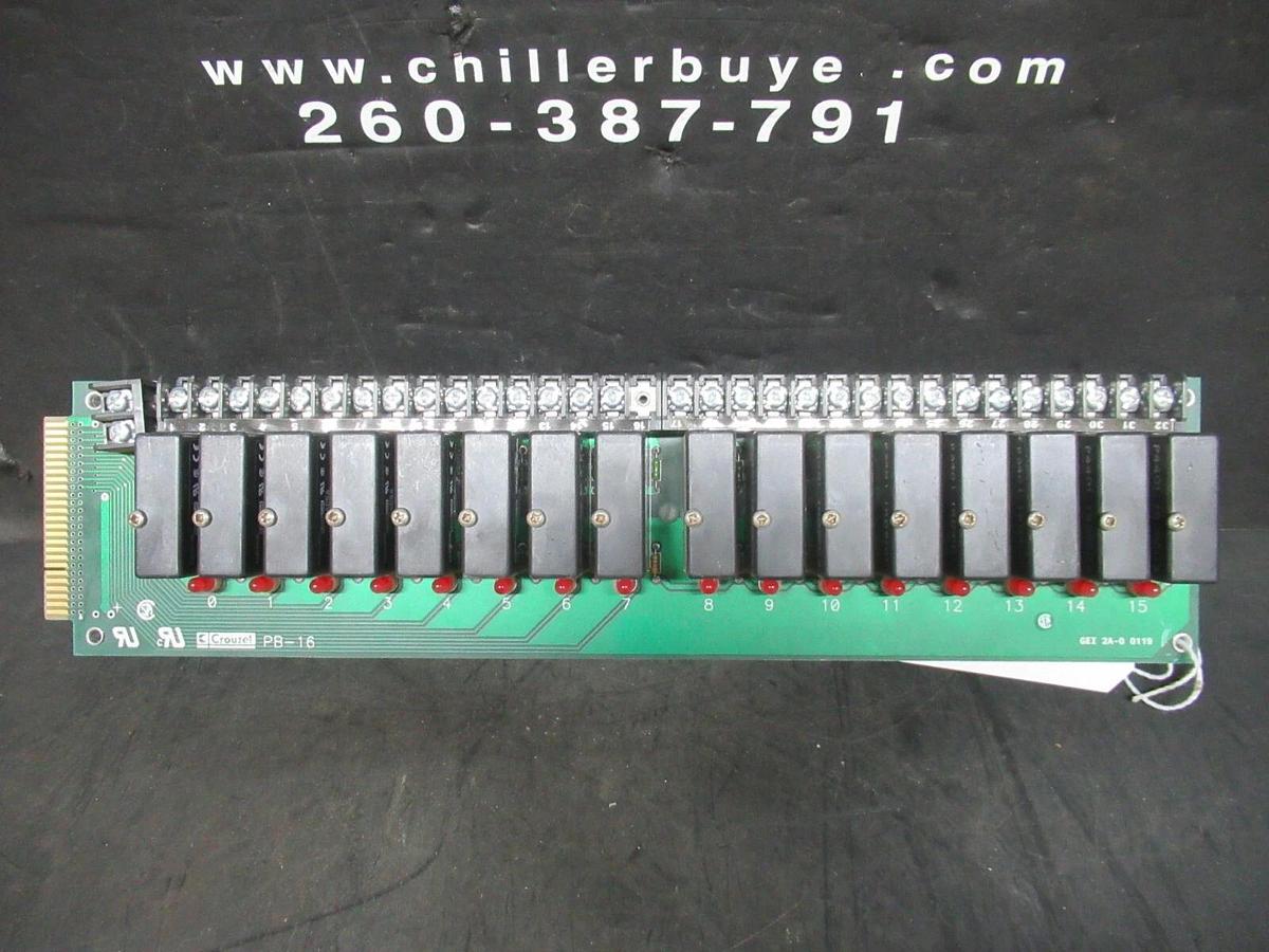 Used CROUZET PB-16 DIGITAL I/O RELAY CIRCUIT BOARD **WARRANTY INCLUDED**