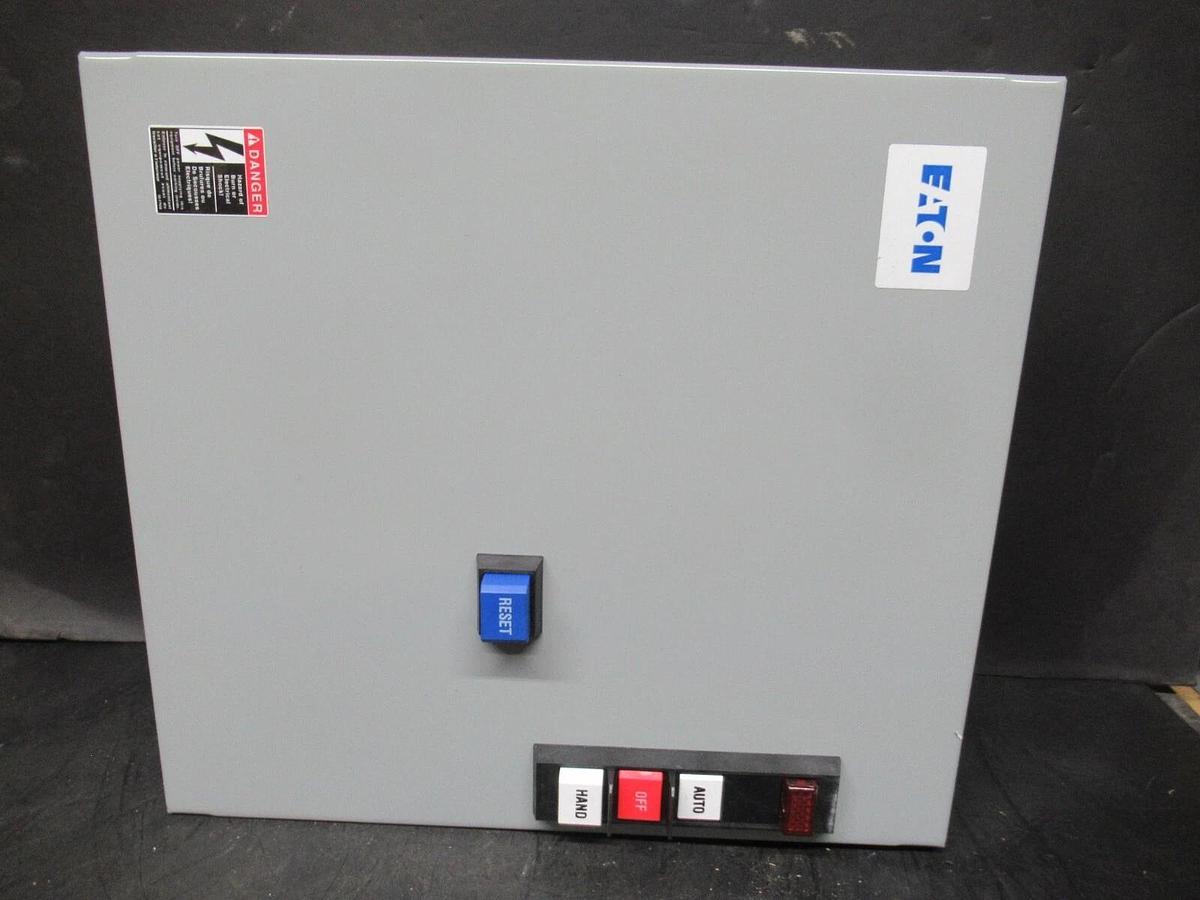 EATON MOTOR CONTROL STARTER ECN0721EHA NEMA: 1 W/ AN19DN0 27 AMP NEMA SIZE 1