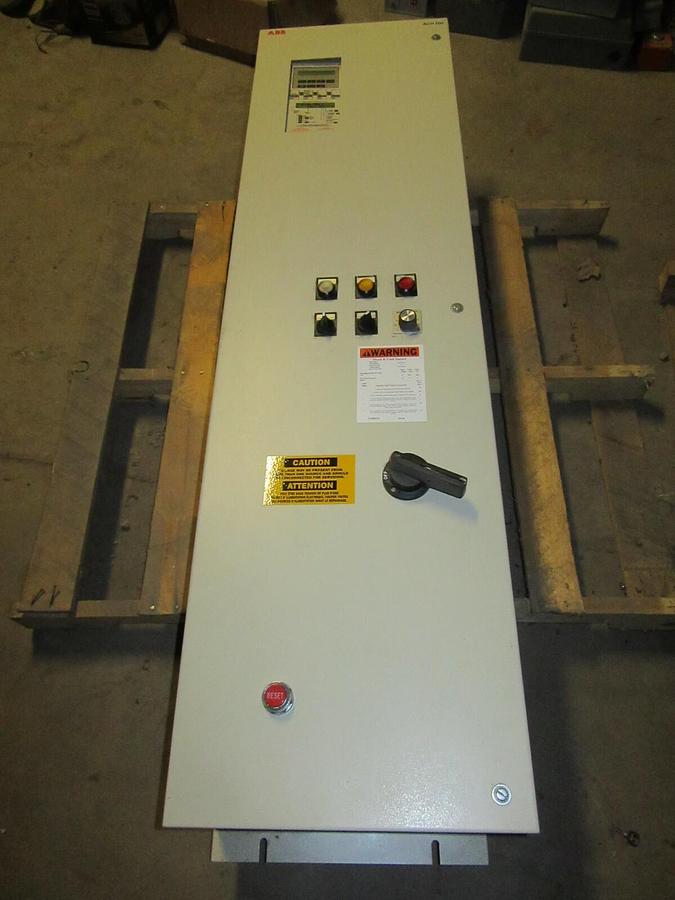 Used ABB VARIABLE SPEED DRIVE H501020400 ACH501-020-4-00P2 480V 20 HP 27 AMP