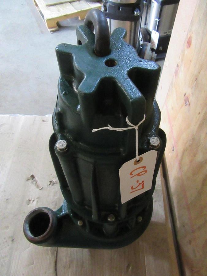 Used ZOELLER SUMP PUMP G6122-S 460VAC 2HP 1750RPM 3PHASE 60HZ 3.4 AMP 6122-0267