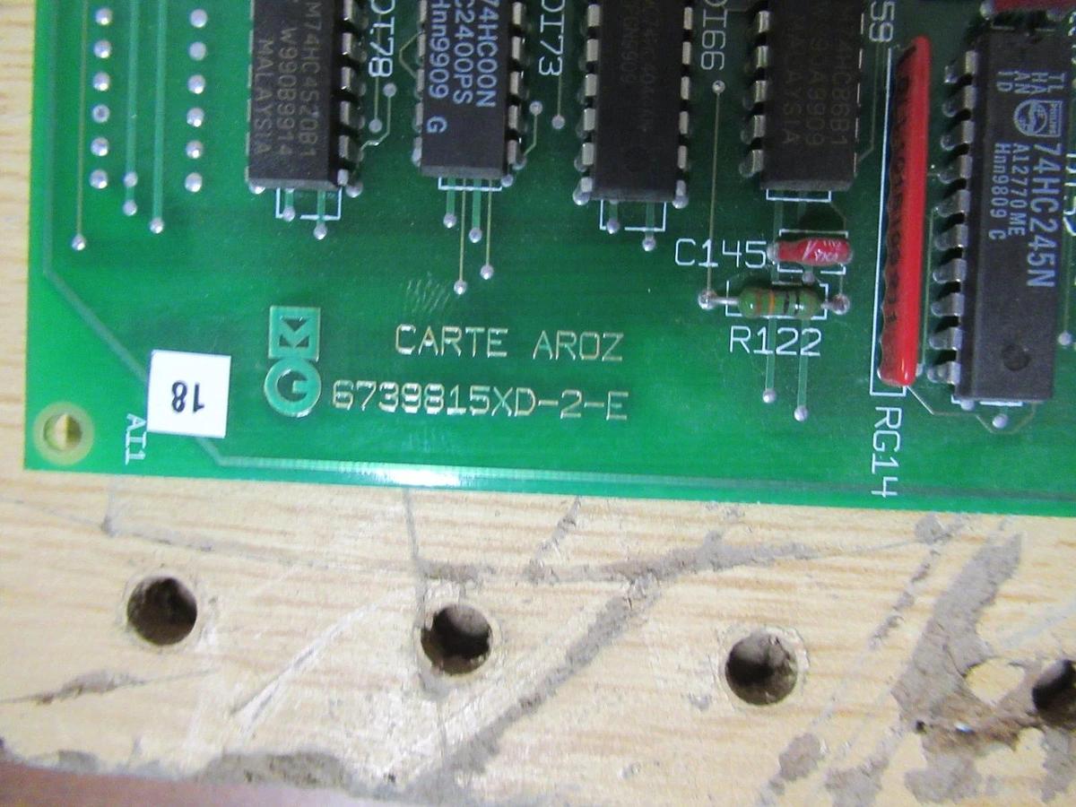 Used MERLIN GERIN CRIZ 6739815XE-2-E 6740839 PLC PC BOARD MG MGE EPG **WARRANTY**