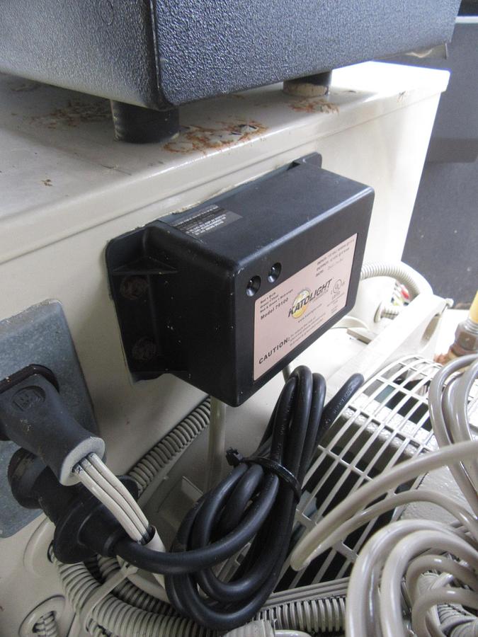 Used 30 KW NATURAL GAS PROPANE GENERATOR KATOLIGHT 120/240V RE-CONNECTABLE 114 HRS VIDEO WE SHIP