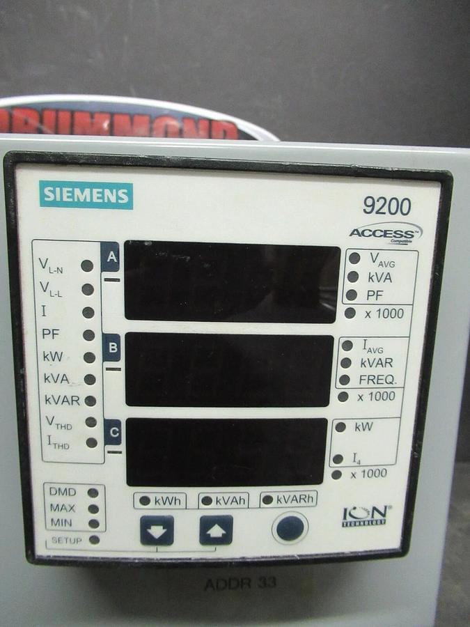 Used ITE BUS PLUG XQ45RGIG 50 AMP 240V 3P4W+GROUND XJ-L 15 AMP BREAKER SIEMENS 9200