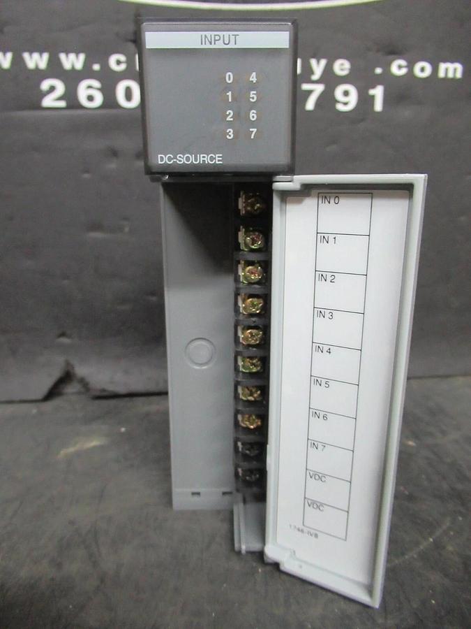 Used ALLEN BRADLEY SLC-500 INPUT MODULE 1746-IV8 SER. A **WARRANTY INCLUDED**