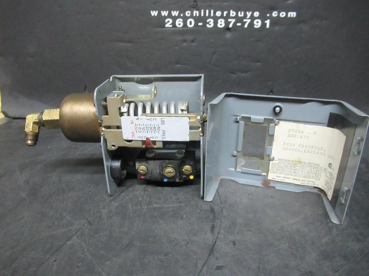 Used JOHNSON CONTROLS PRESSURE CONTROL P70EA-7 240 VAC 16 AMP **WARRANTY**