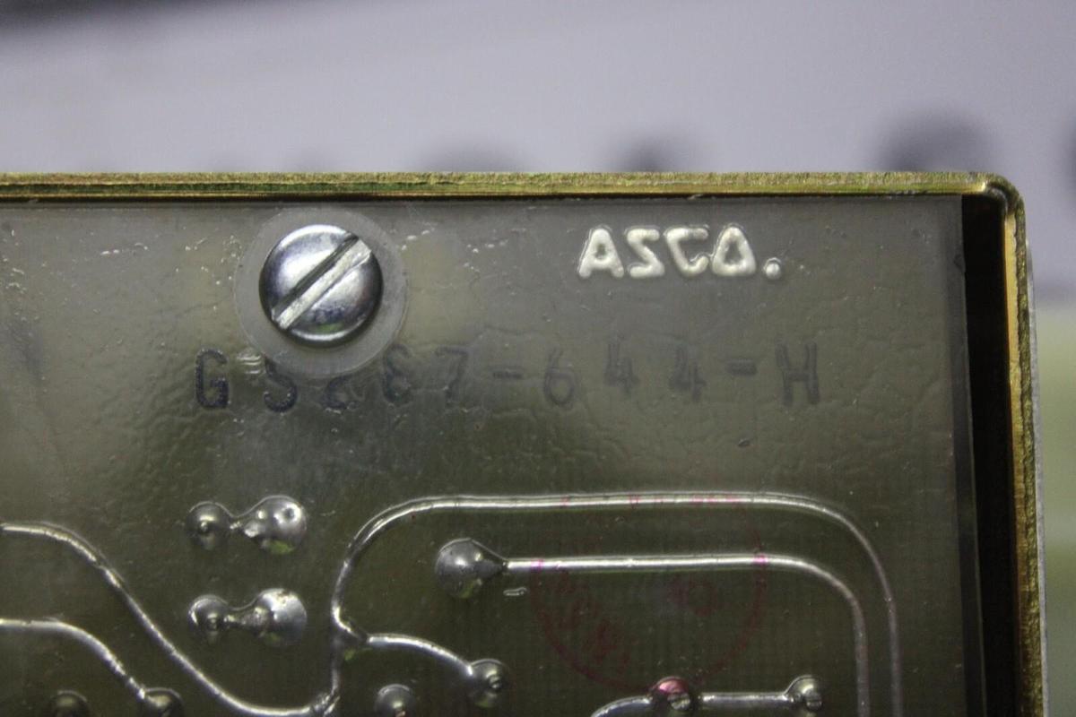 Used ASCO 3-PHASE UNDERVOLTAGE MONITOR 214A293FAA 225 VOLT 1-SECOND DELAY