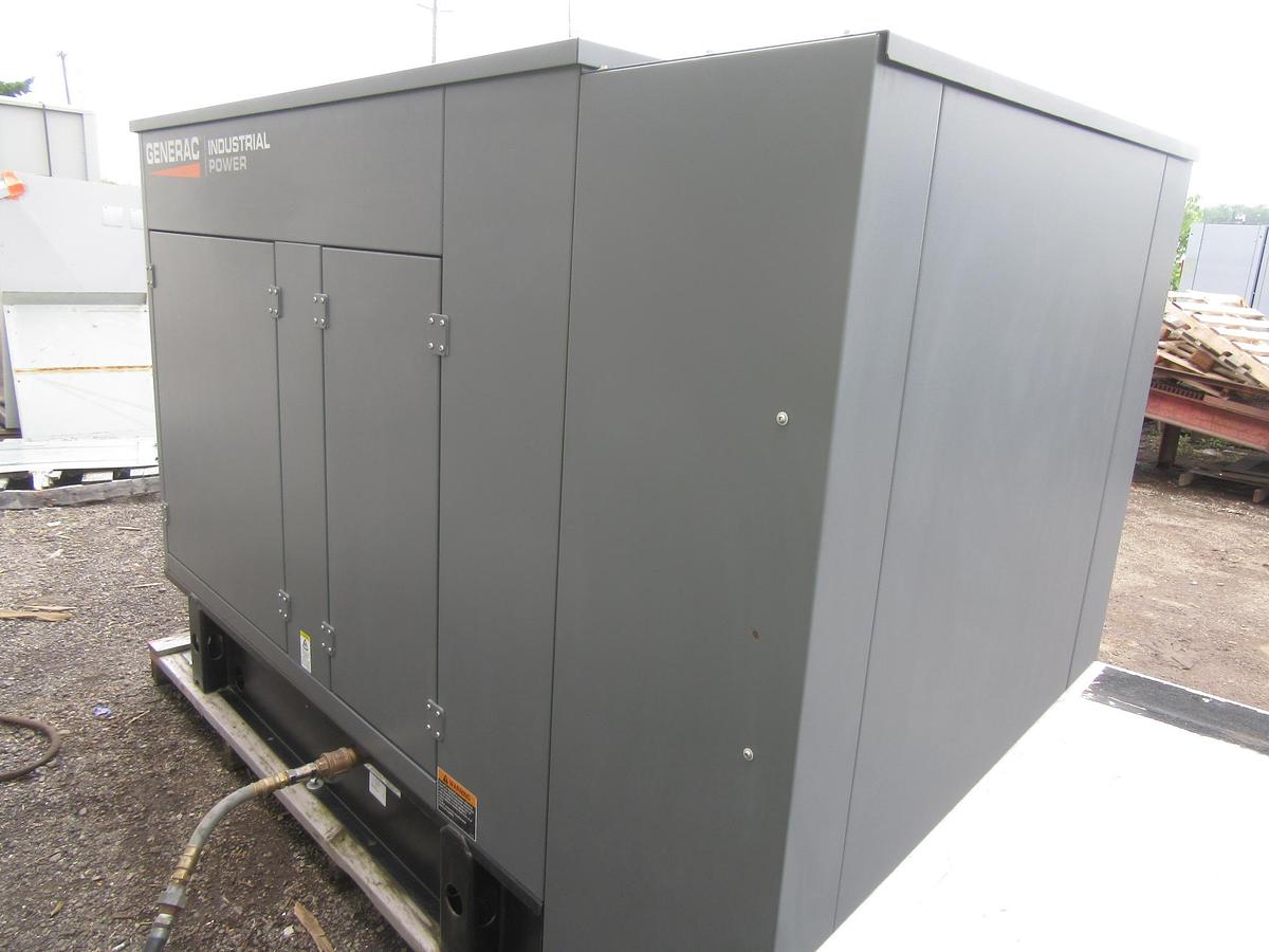 NEW 48 KW GENERATOR NATURAL GAS PROPANE GENERAC 120/240V SOUND ENCLOSED VIDEO 50 KW