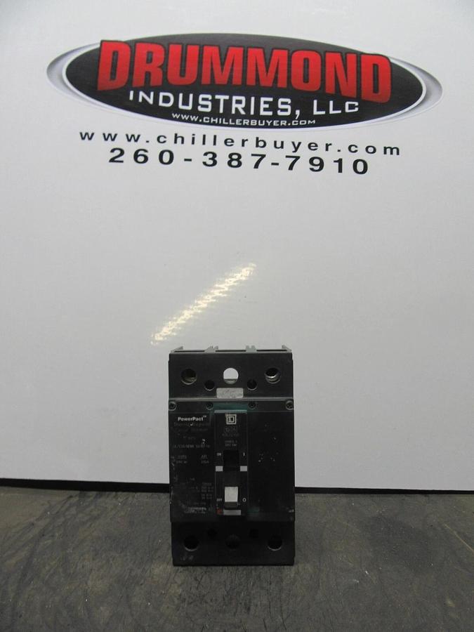Used SQUARE D POWERPACT CIRCUIT BREAKER KDL22150 2-POLE 150 AMP 240 VAC **WARRANTY**