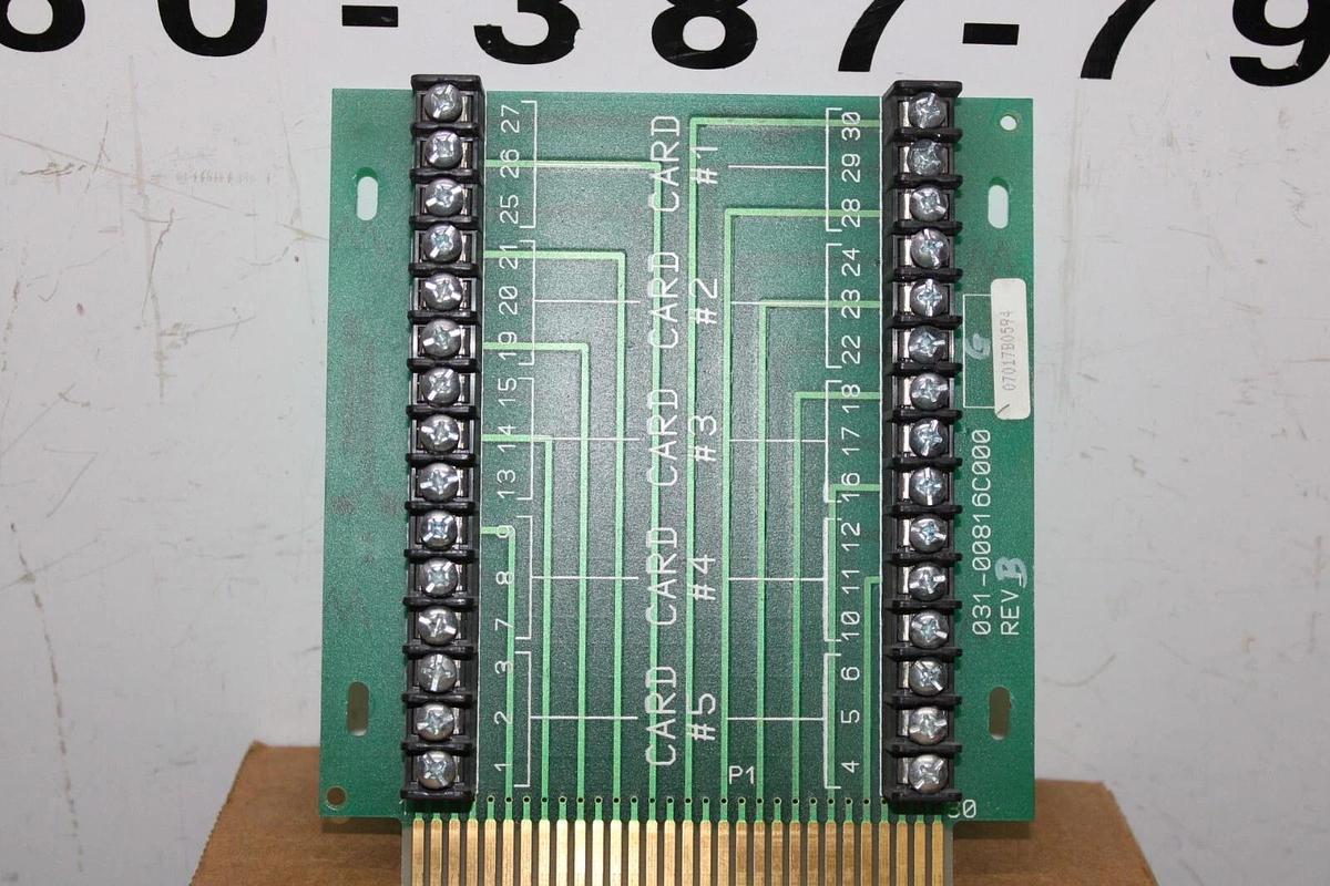 Used YORK CODEPAK CHILLER CONTROL CARD 031-00816C000 REV. B **WARRANTY**