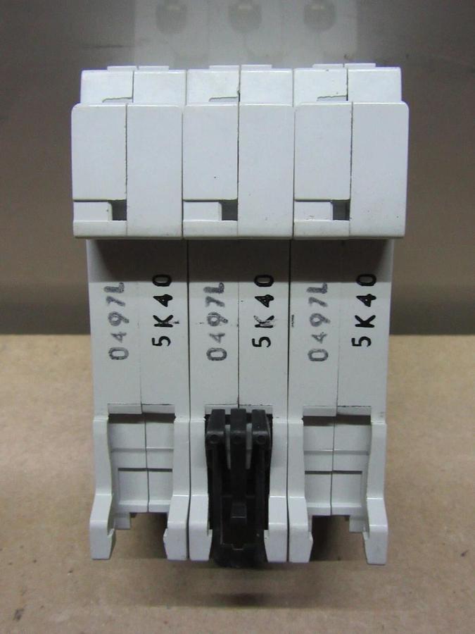 Used LOT OF 3 ABB S203-K40A 400 VOLT 40 AMP 3-POLE **WARRANTY INCLUDED**