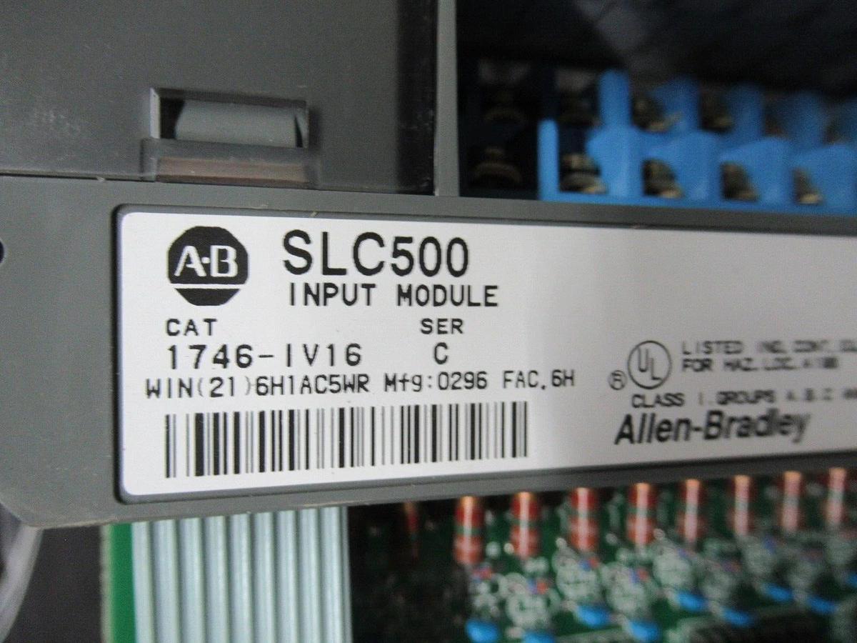 ALLEN BRADLEY SLC-500 INPUT MODULE 1746-IV16 SER. C *NEW SURPLUS*