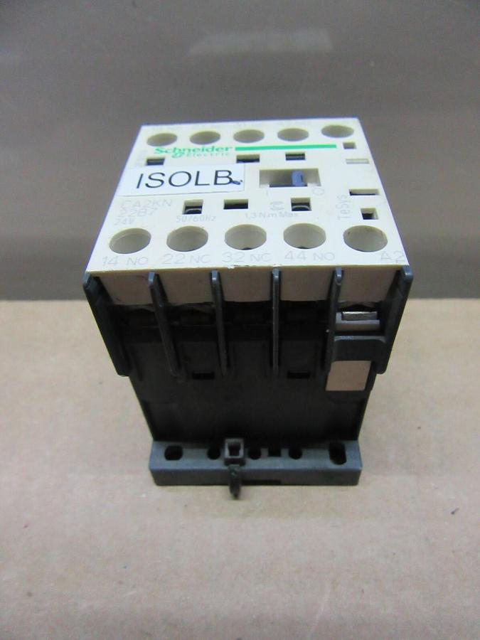 Used LOT OF 3 TELEMECANIQUE RELAY CA2KN-22B7 600 VOLT 10 AMP **WARRANTY**
