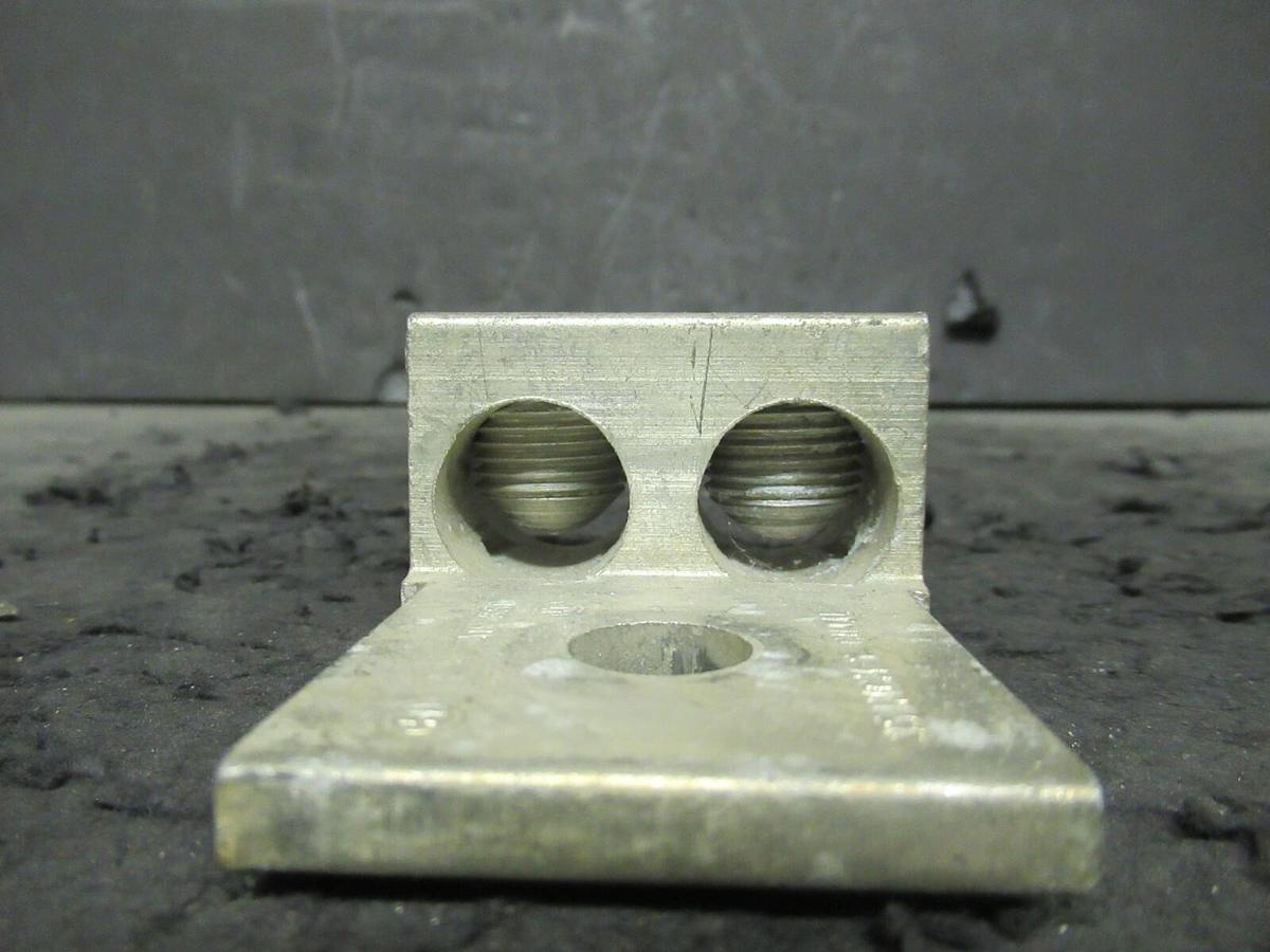 Used HOMAC AD-350 2 (DOUBLE) BARREL MECHANICAL CONNECTOR LUG TAP 350MCM - #6 AD350