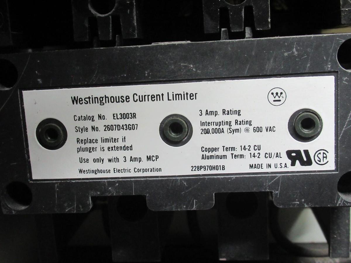 Used CUTLER HAMMER MOTOR STARTER CONTROL MODEL: 2100 12" W/ AE16ANS0 NEMA SIZE 0 3AMP