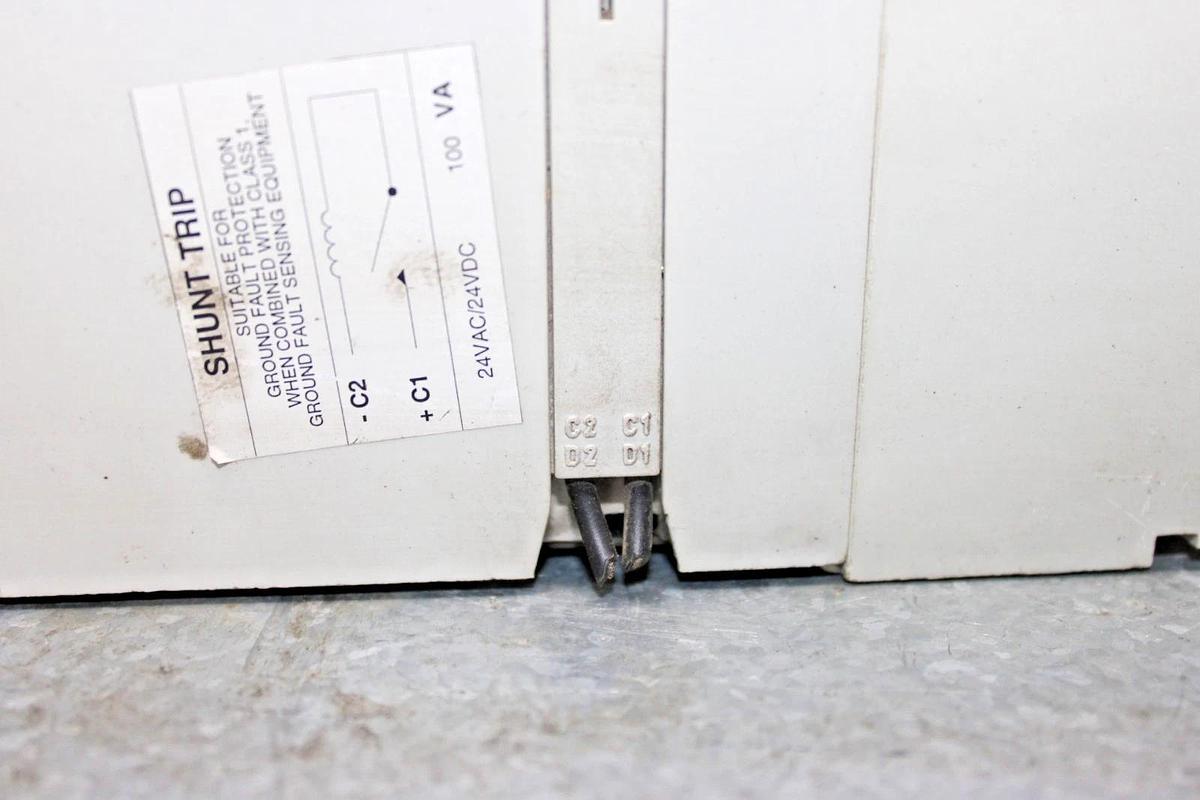 Used ABB BREAKER SACE S4 S4N 250 AMP 600 VOLT 3-POLE W/ AUX SWITCH & SHUNT TRIP