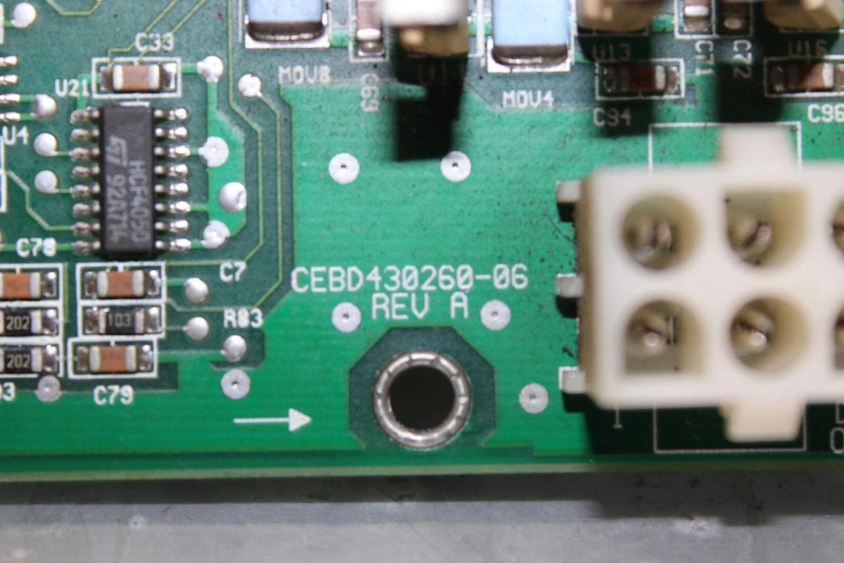 Used CARRIER CHILLER I/O CIRCUIT BOARD CEPL130260-05 CEBD430260-06 REV. A