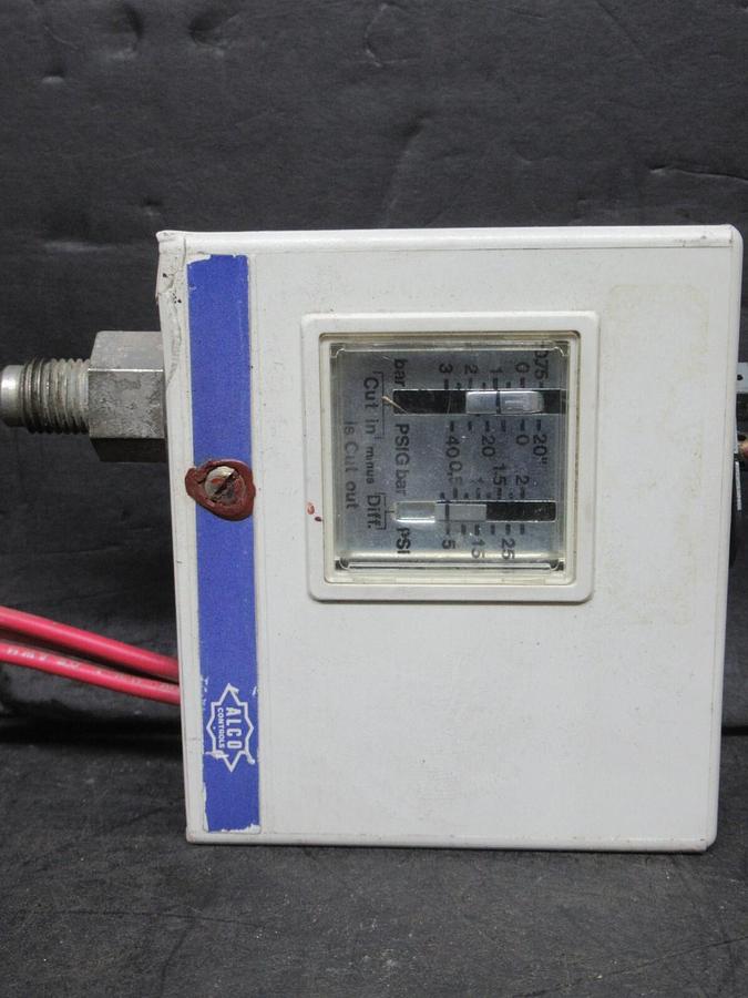 Used ALCO LOW PRESSURE CONTROL FF115 (A22-112) 10 AMP 240 VAC 44 PSI **WARRANTY**