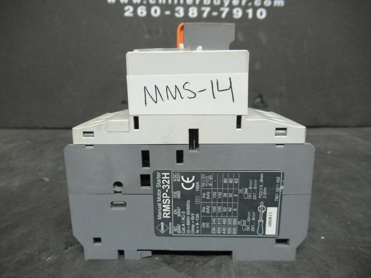 Used BENSHAW MANUAL MOTOR START RMSP-32H 13 AMP 600 VAC 10 HP