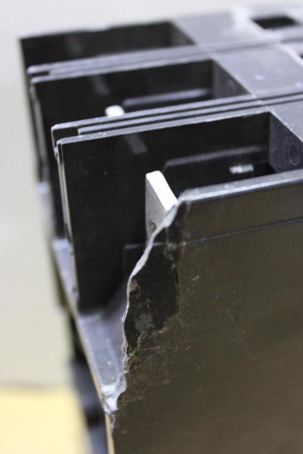 Used GE HI-BREAK CIRCUIT BREAKER SFHA36AT0250 225 AMP TRIP 600 VAC 3-POLE