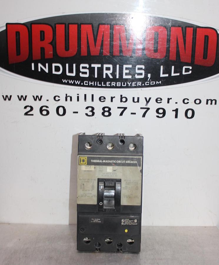 Used SQUARE D CIRCUIT BREAKER FAL34100 100 AMP 480 VAC 3-POLE **WARRANTY**