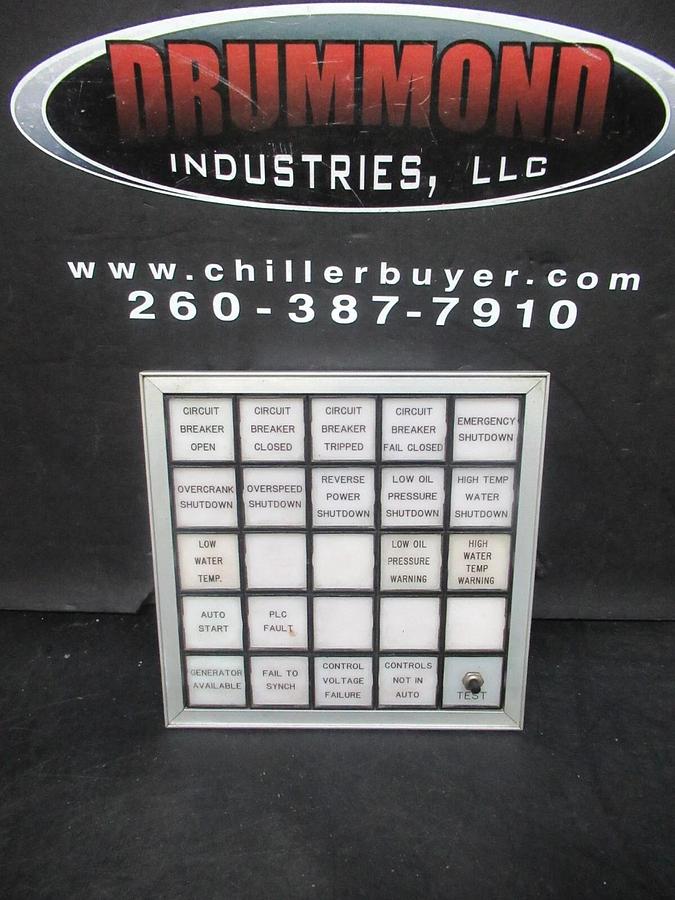 Used RONAN ENGINEERING DISPLAY LB5500 ANNUNCIATOR FAULT LOCATOR 24 VDC 0.5 AMP