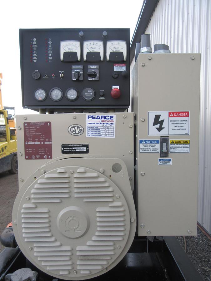 Used 60 KW DIESEL GENERATOR KATOLIGHT 120/240V RE-CONNECTABLE 449 HRS VIDEO WE SHIP