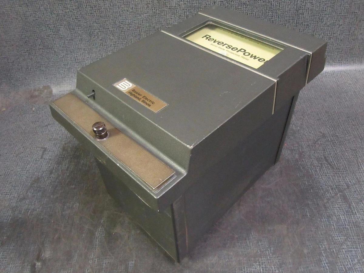 Used BASLER ELECTRIC PRP110 REVERSE POWER SOLID STATE PROTECTIVE RELAY 9055600100