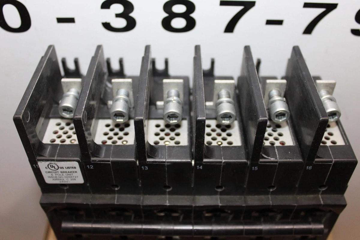 Used AIRPAX BREAKER 209-6-2601-660 6-POLE 240 VAC 115 AMP HH83XE660-B