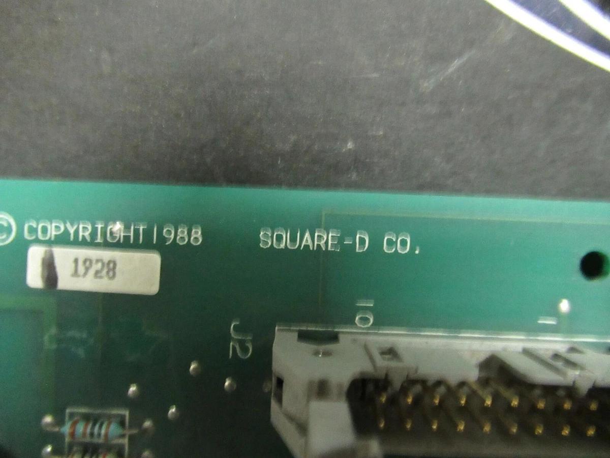Used SQUARE D MAIN CONTROL BOARD 52011-395 REV L PCA-1-0 52011-394-01 REV E WARRANTY