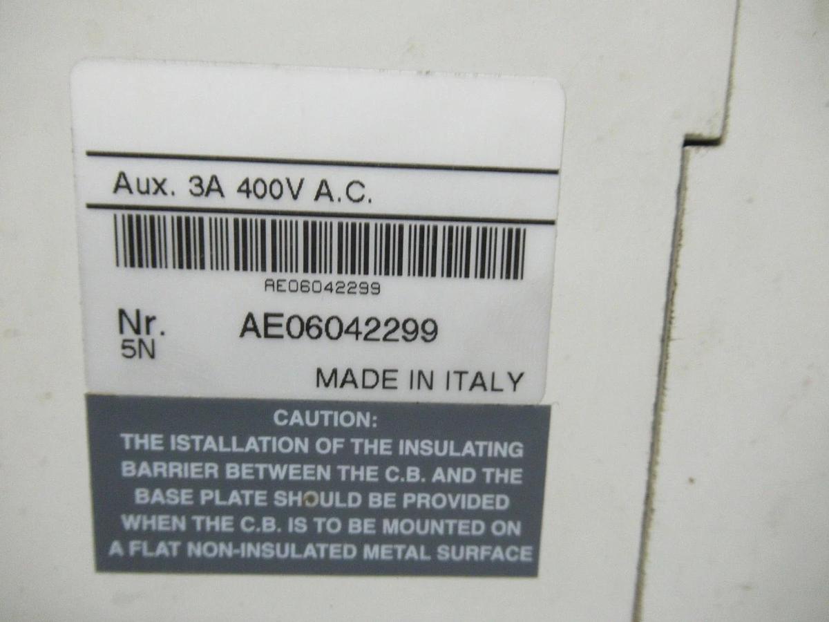 Used 400 AMP ABB BREAKER S5H 3 POLE 600VAC W/ AUXILIARY SWITCH **WARRANTY INCLUDED**