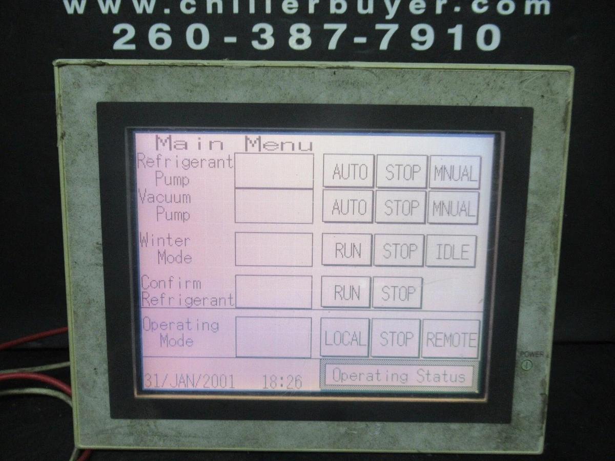 Used MITSUBISHI GRAPHIC OPERATIONAL TERMINAL TOUCH SCREEN F940G0T-LWD-E 24 VDC 390 MA