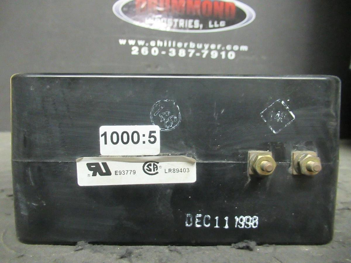 Used INSTRUMENT TRANSFORMERS CT CURRENT TRANSFORMER 300-102 1000:5 RATIO 50-400 HZ