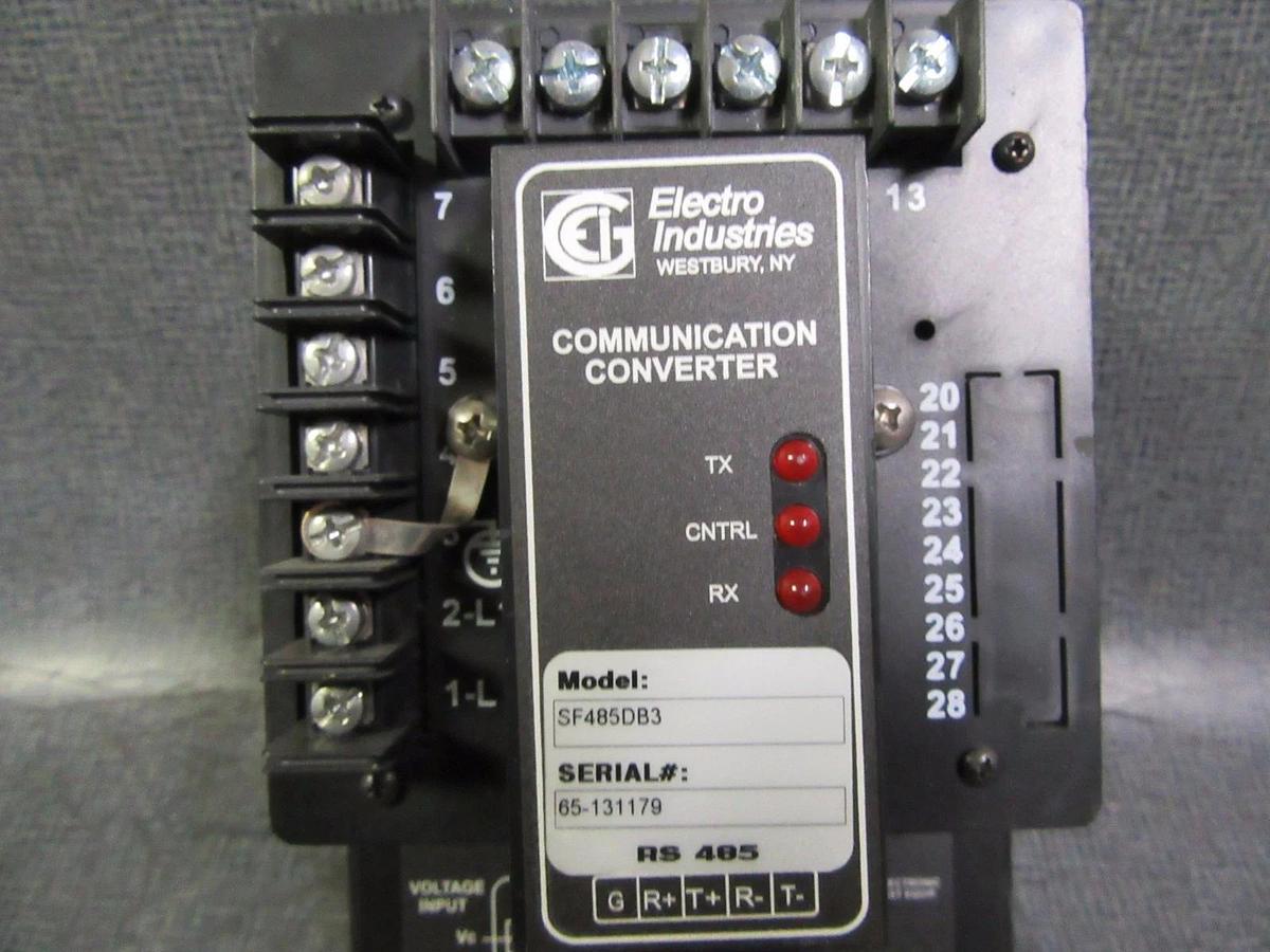 Used ELECTRO INDUSTRIES FUTURA + SERIES CPU1000 MULTIFUNCTION POWER 1200/5A