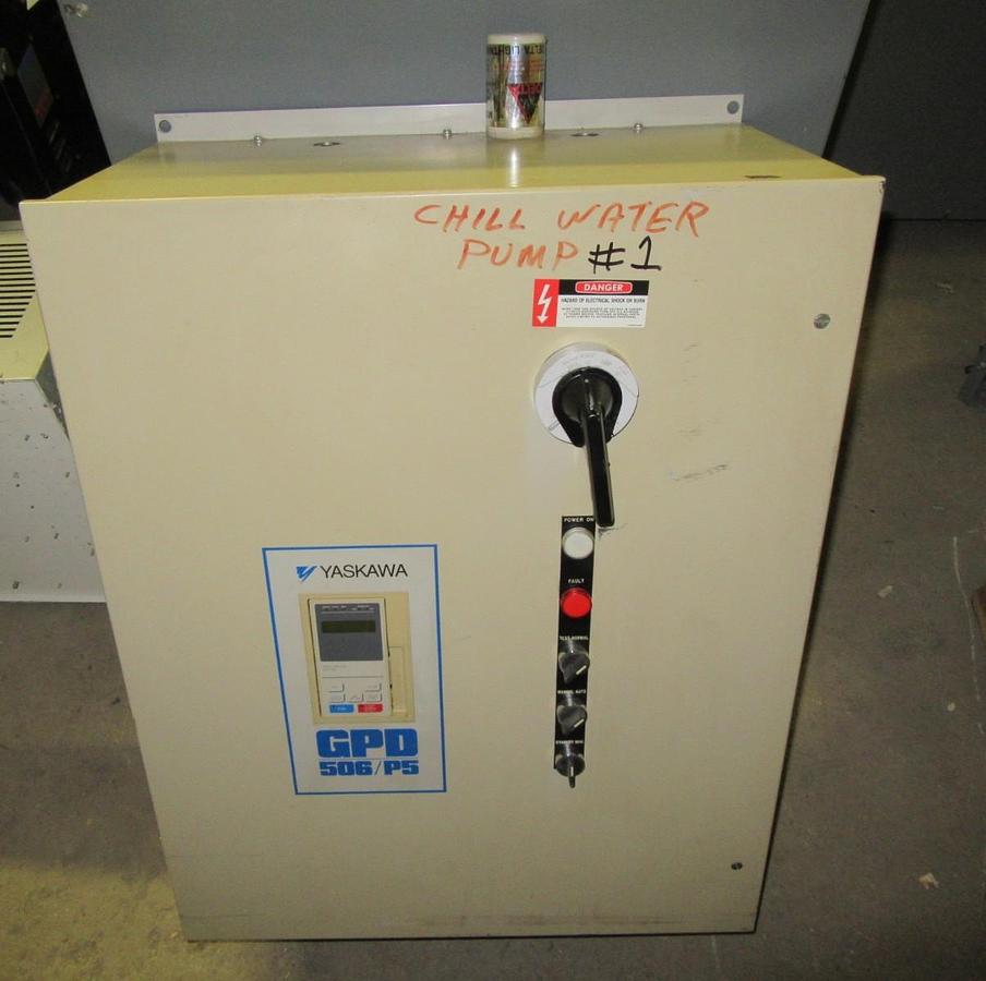 Used YASKAWA VARIABLE SPEED DRIVE C21-BA0VFP 460 VOLT 46 AMP 3-PHASE GPD506-BP