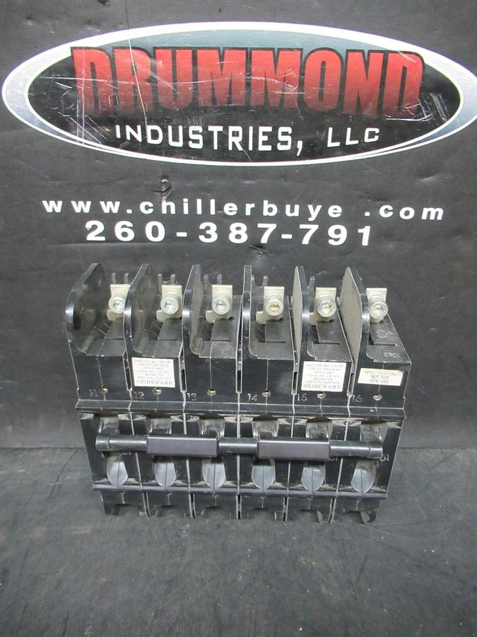 Used HEINEMANN BREAKER CF6-Z1-73 CF6-G8-DU 70 AMP TRIP 240 VAC HH83XE664A
