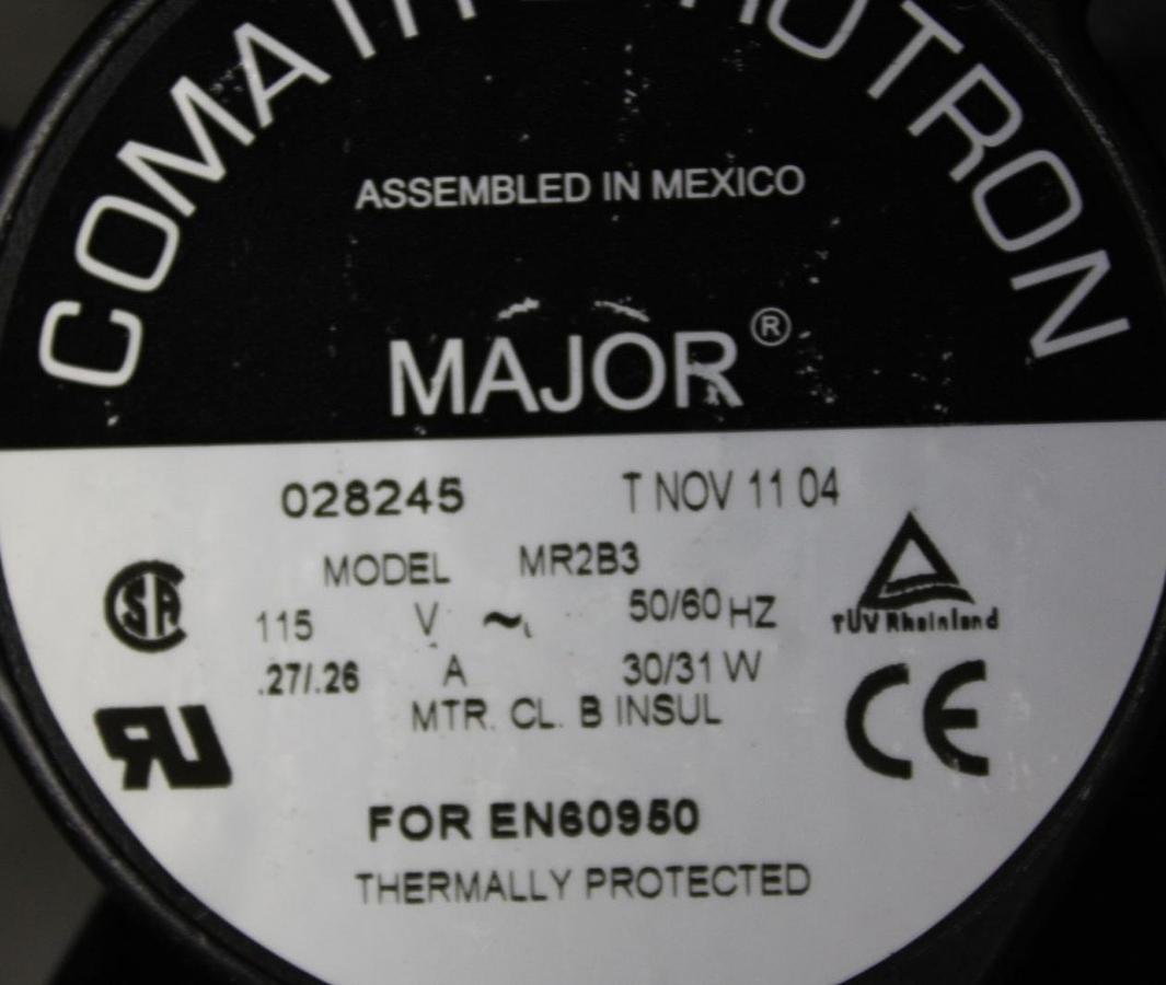 Used COMAIR ROTRON MAJOR COOLING FAN MR2B3 115 VAC 0.27/0.26 AMP 30/31 WATT 50/60 HZ