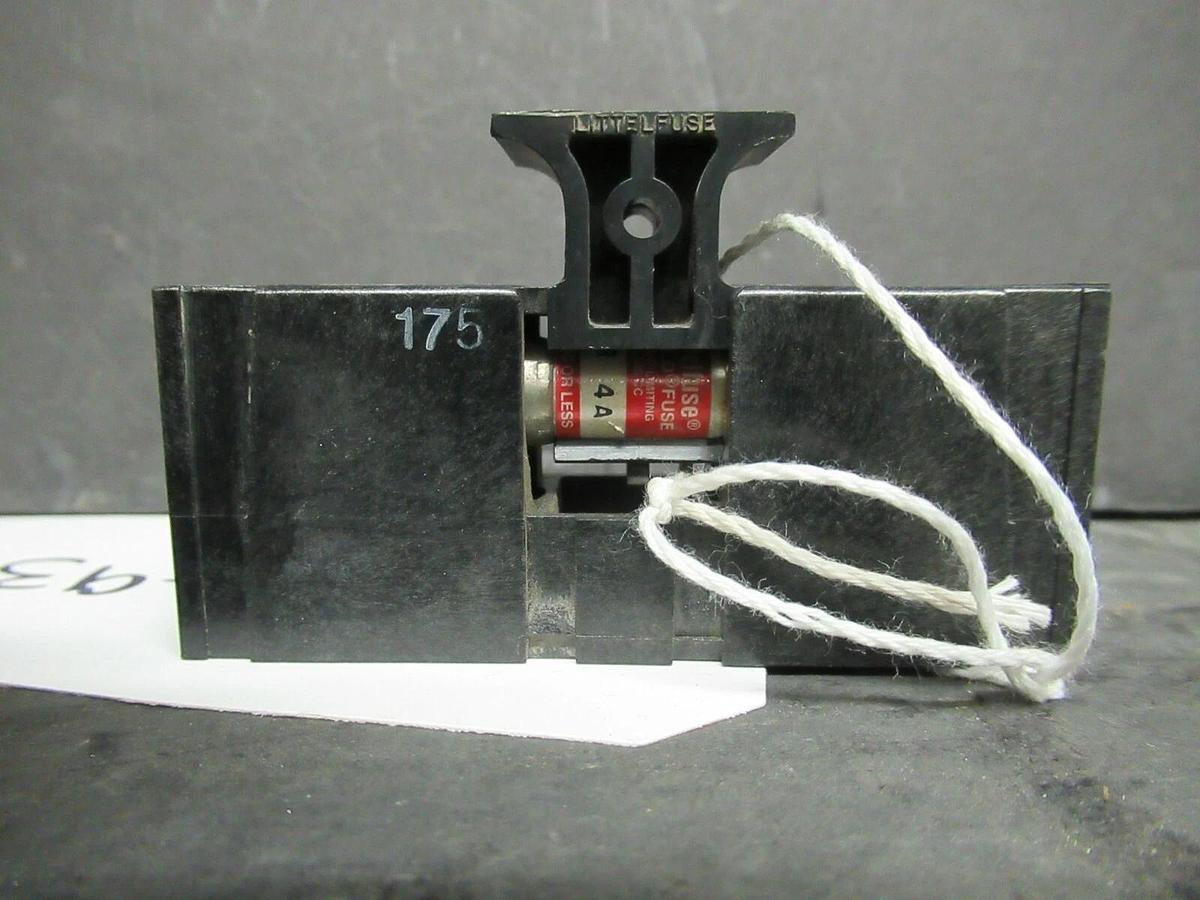 Used CUTLER HAMMER BLOCK FUSE HOLDER C350B1C61 30 AMP 600 VAC FOR CLASS CC FUSES
