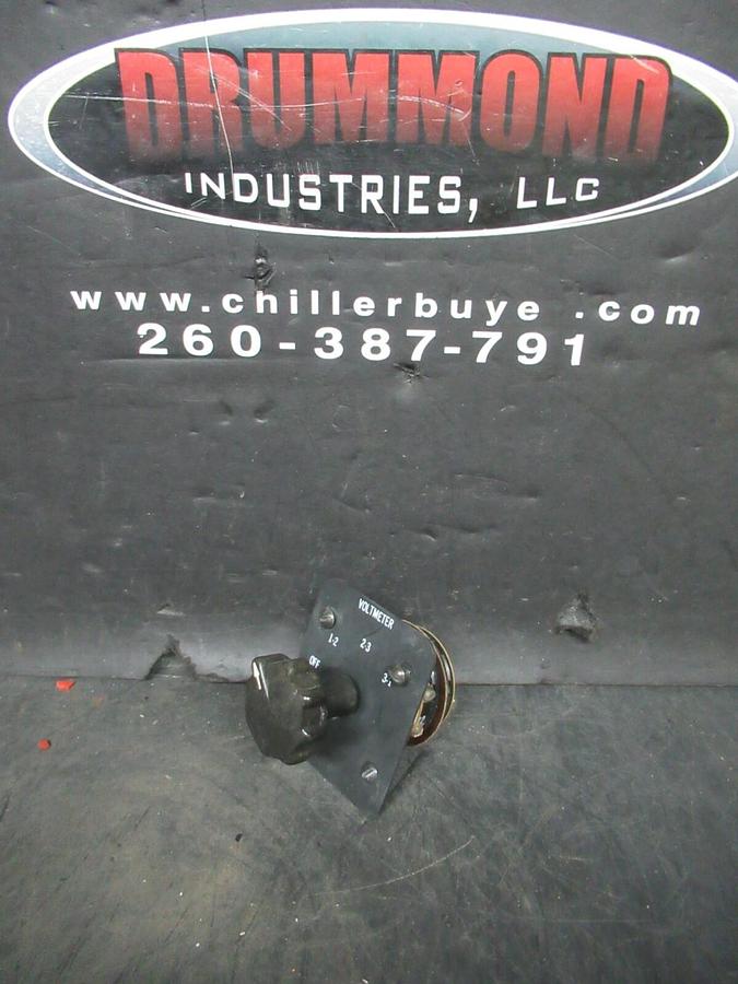 Used ELECTROSWITCH SERIES 31 CONTROL SWITCH 3104C 3-PHASE 125-600 VAC 10-3 AMP