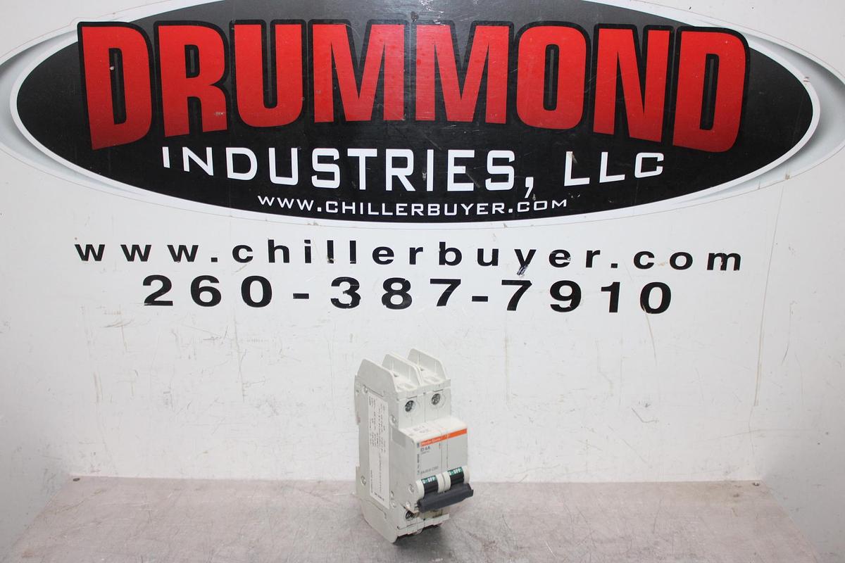 Used MERLIN GERIN MULTI9 CIRCUIT BREAKER C60N D6A 440 VAC 6 AMP 2-POLE