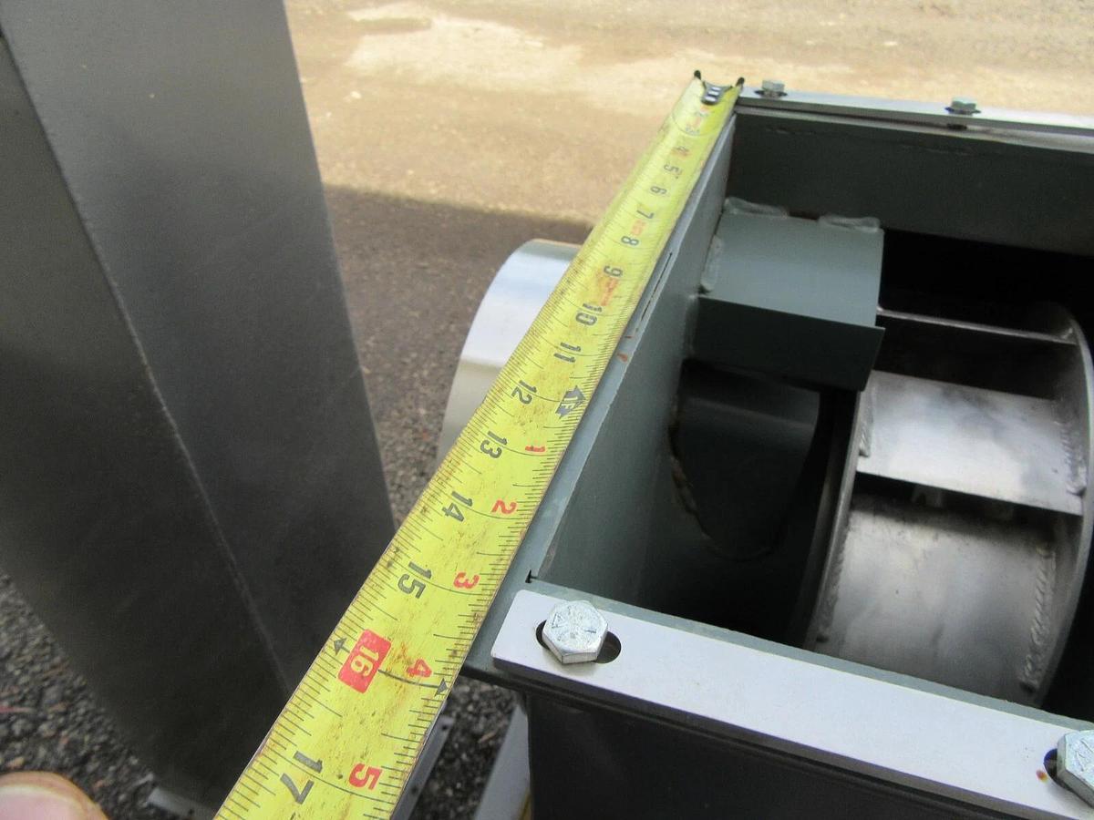 Used 5 HP 12" NEW YORK BLOWER GENERAL PURPOSE FAN 123 ACF 208 - 230/460 VAC 3 PH 3450